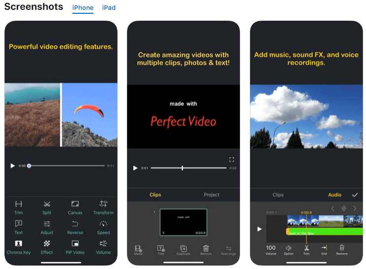 aplikasi edit video iphone