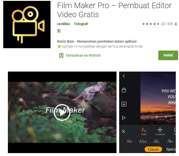 aplikasi edit video tanpa watermark