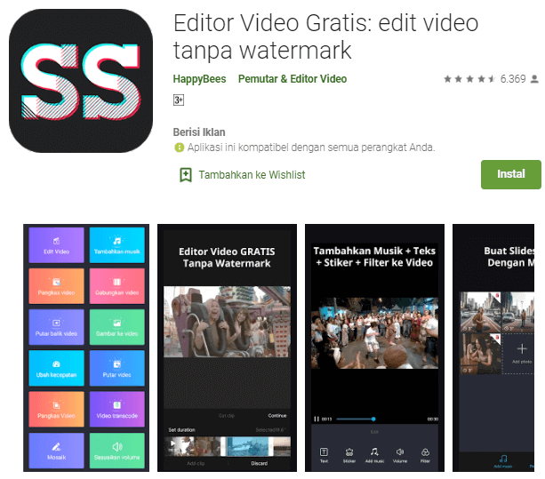 Aplikasi Edit Video Tanpa Watermark